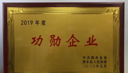 濟寧中聯榮獲“2019年度功勛企業” 榮譽稱號